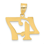 Load image into Gallery viewer, 14K Yellow Gold Polished Number 20 Pendant
