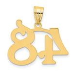 Load image into Gallery viewer, 14K Yellow Gold Polished Number 20 Pendant
