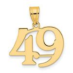 Load image into Gallery viewer, 14K Yellow Gold Polished Number 20 Pendant
