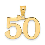 Load image into Gallery viewer, 14K Yellow Gold Polished Number 20 Pendant
