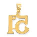 Load image into Gallery viewer, 14K Yellow Gold Polished Number 20 Pendant
