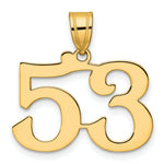 Load image into Gallery viewer, 14K Yellow Gold Polished Number 20 Pendant
