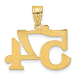 Load image into Gallery viewer, 14K Yellow Gold Polished Number 20 Pendant
