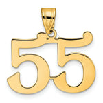 Load image into Gallery viewer, 14K Yellow Gold Polished Number 20 Pendant
