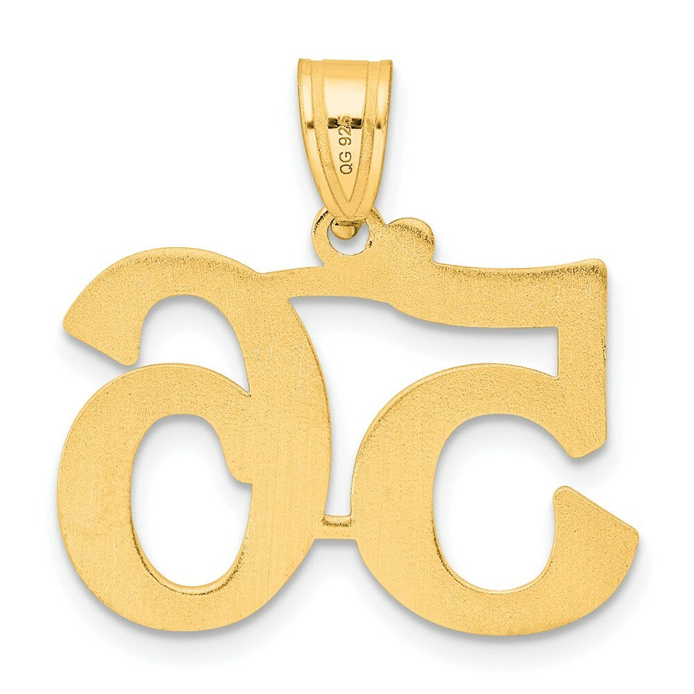 14K Yellow Gold Polished Number 20 Pendant