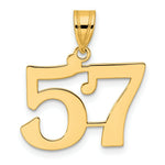 Load image into Gallery viewer, 14K Yellow Gold Polished Number 20 Pendant
