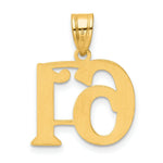 Load image into Gallery viewer, 14K Yellow Gold Polished Number 20 Pendant
