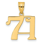 Load image into Gallery viewer, 14K Yellow Gold Polished Number 20 Pendant
