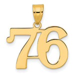 Load image into Gallery viewer, 14K Yellow Gold Polished Number 20 Pendant
