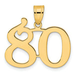 Load image into Gallery viewer, 14K Yellow Gold Polished Number 20 Pendant
