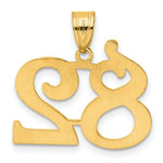 Load image into Gallery viewer, 14K Yellow Gold Polished Number 20 Pendant

