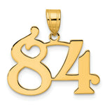 Load image into Gallery viewer, 14K Yellow Gold Polished Number 20 Pendant
