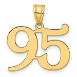 Load image into Gallery viewer, 14K Yellow Gold Polished Number 20 Pendant
