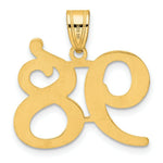 Load image into Gallery viewer, 14K Yellow Gold Polished Number 20 Pendant
