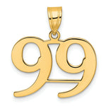 Load image into Gallery viewer, 14K Yellow Gold Polished Number 20 Pendant
