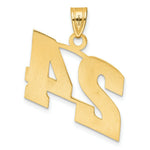 Load image into Gallery viewer, 14K Yellow Gold Polished Block Number Pendant
