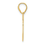 Load image into Gallery viewer, 14K Yellow Gold Polished Block Number Pendant
