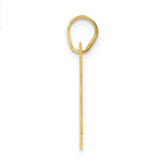 Load image into Gallery viewer, 14K Yellow Gold Polished Block Number Pendant
