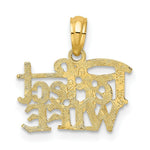 Load image into Gallery viewer, 14K Yellow Gold Perfect Wife Charm Pendant
