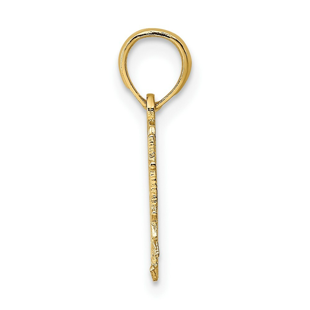 14K Yellow Gold Perfect Wife Charm Pendant