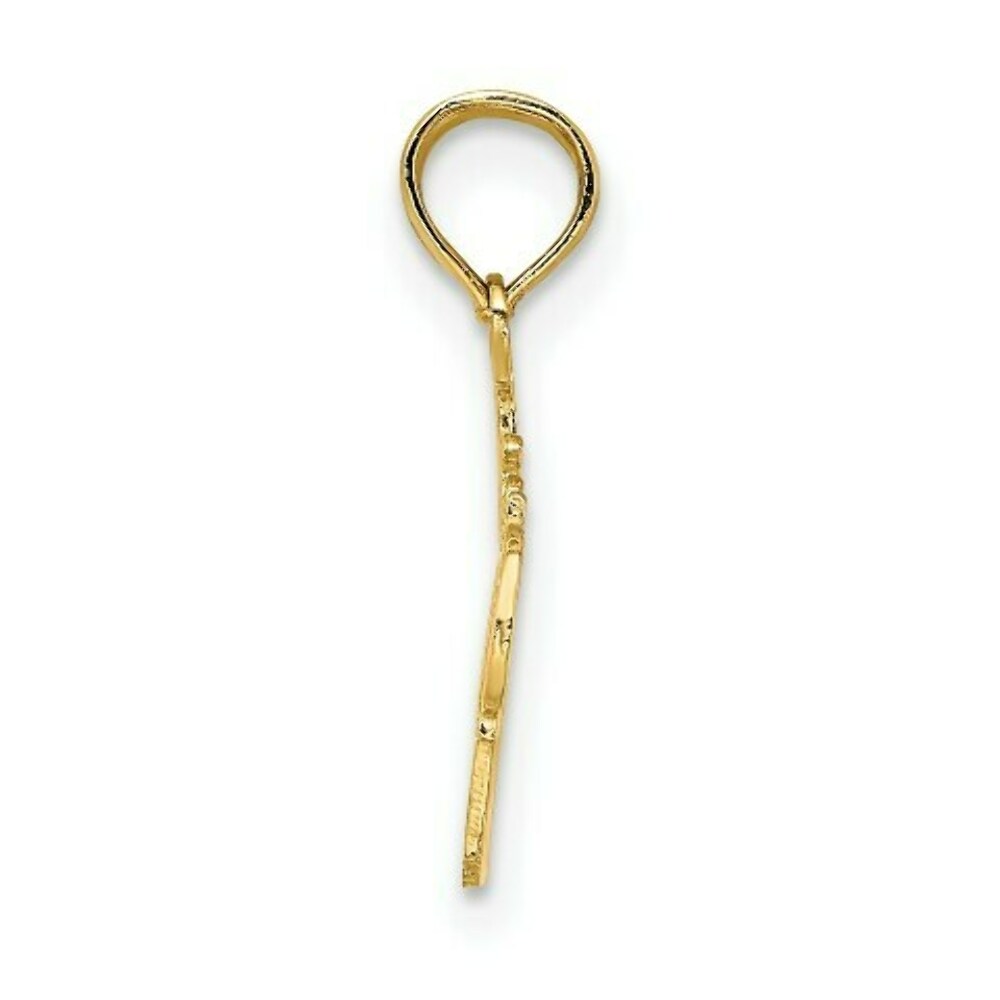 14K Yellow Gold #1 Daughter-in-Law Charm Pendant