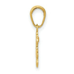 Load image into Gallery viewer, 14K Yellow Gold Sister Rose Pendant
