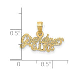 Load image into Gallery viewer, 14K Yellow Gold Grandma's Girl Charm Pendant
