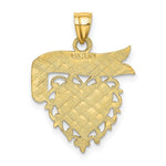 Load image into Gallery viewer, 14K Yellow Gold Daddy's Girl Heart Pendant
