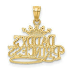 Load image into Gallery viewer, 14K Yellow Gold and Rhodium Daddys Princess Pendant
