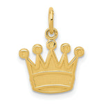 Load image into Gallery viewer, 14K Yellow Gold Kings Crown Charm
