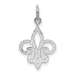 Load image into Gallery viewer, 14K White Gold Fleur De Lei Charm
