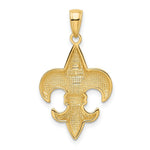 Load image into Gallery viewer, 14K Yellow Gold Medium Fleur-De-Lis Pendant
