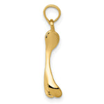 Load image into Gallery viewer, 14K Yellow Gold Wishbone Pendant
