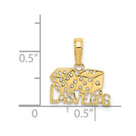 Load image into Gallery viewer, 14K Yellow Gold Las Vegas w/Dice Pendant
