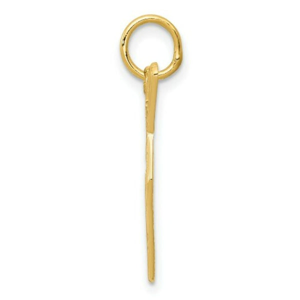 14K Yellow Gold Brick Trowel Charm