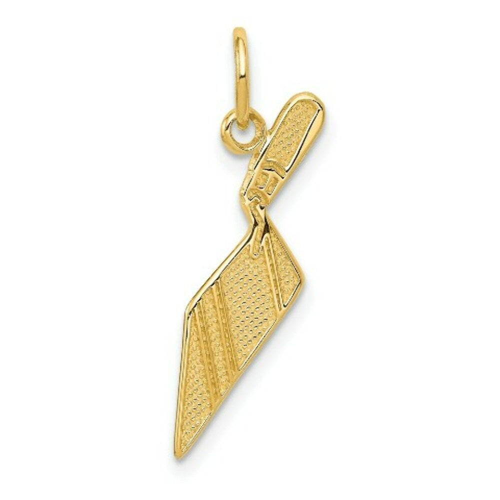 14K Yellow Gold Brick Trowel Charm