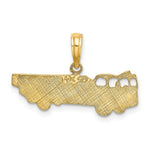 Load image into Gallery viewer, 14K Yellow Gold Fire Truck Charm Pendant
