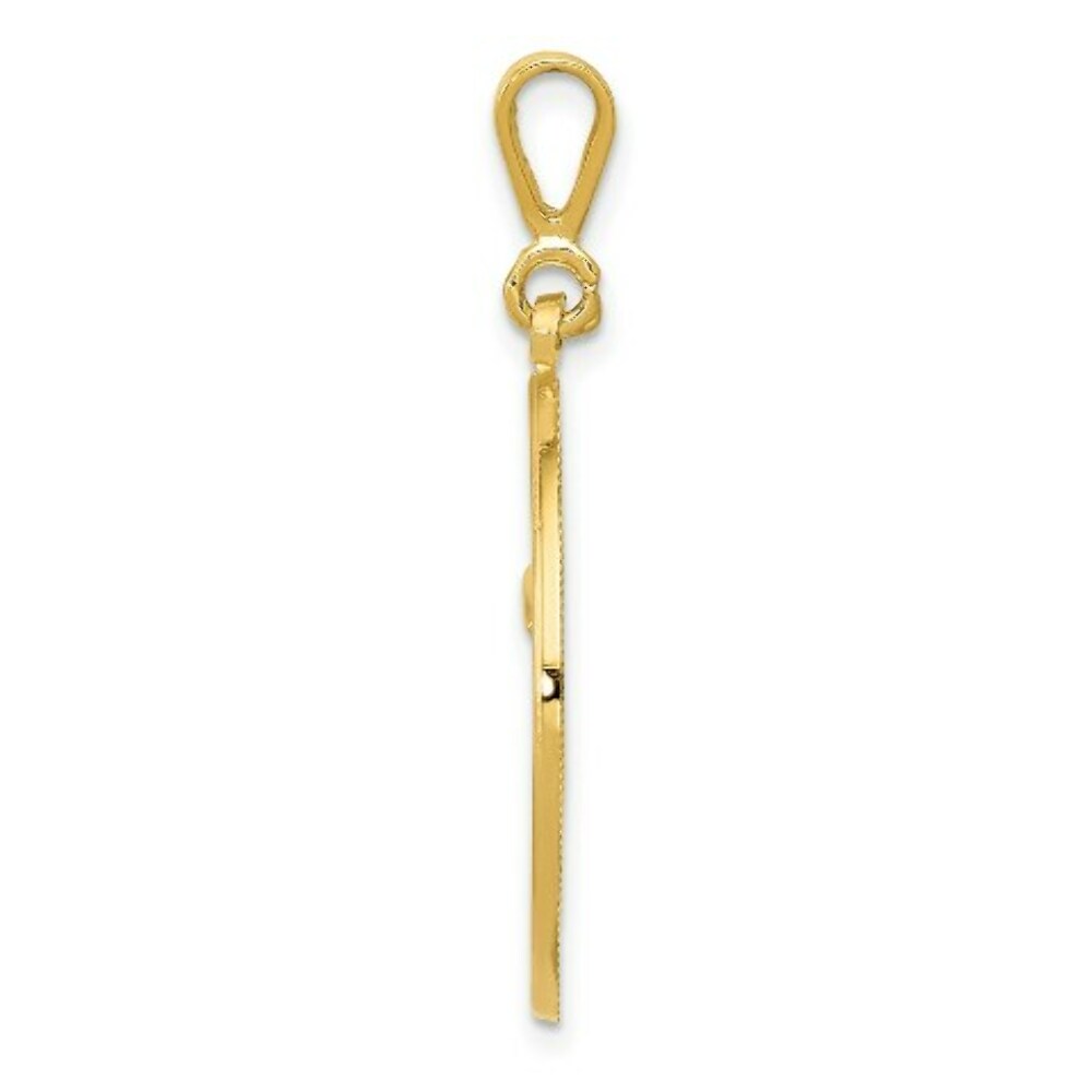 14K Yellow Gold RN Pendant