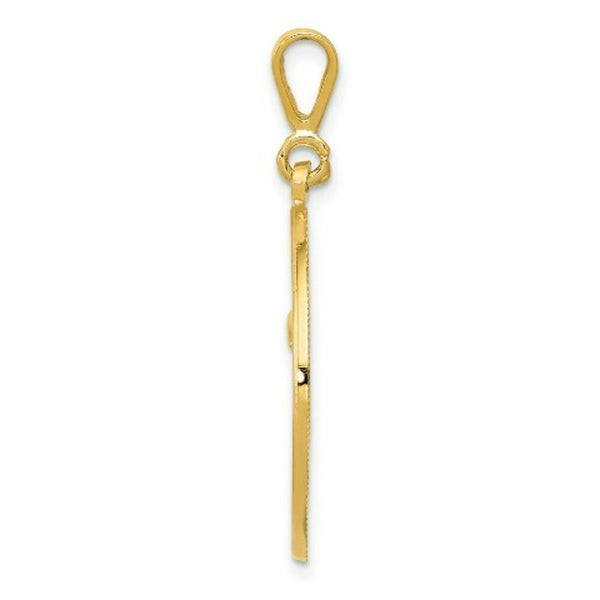14K Yellow Gold RN Pendant