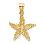 Load image into Gallery viewer, 14K Yellow Gold StarFish Pendant 29mm length
