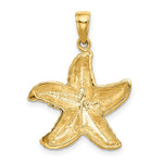 Load image into Gallery viewer, 14K Yellow Gold StarFish Pendant 27mm length
