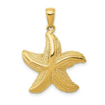 Load image into Gallery viewer, 14K Yellow Gold StarFish Pendant 27mm length
