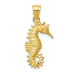 Load image into Gallery viewer, 14K Yellow Gold Seahorse Pendant
