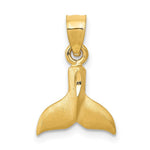 Load image into Gallery viewer, 14K Yellow Gold Whale Tail Pendant
