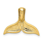 Load image into Gallery viewer, 14K Yellow Gold Diamond-cut Whale Tail Slide
