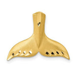 Load image into Gallery viewer, 14K Yellow Gold Diamond-cut Whale Tail Slide
