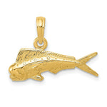 Load image into Gallery viewer, 14K Yellow Gold Mahi Mahi Fish Pendant
