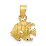 Load image into Gallery viewer, 14K Yellow Gold Fish Pendant
