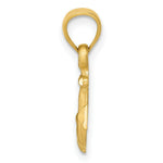 Load image into Gallery viewer, 14K Yellow Gold Diamond-cut Anchor Pendant
