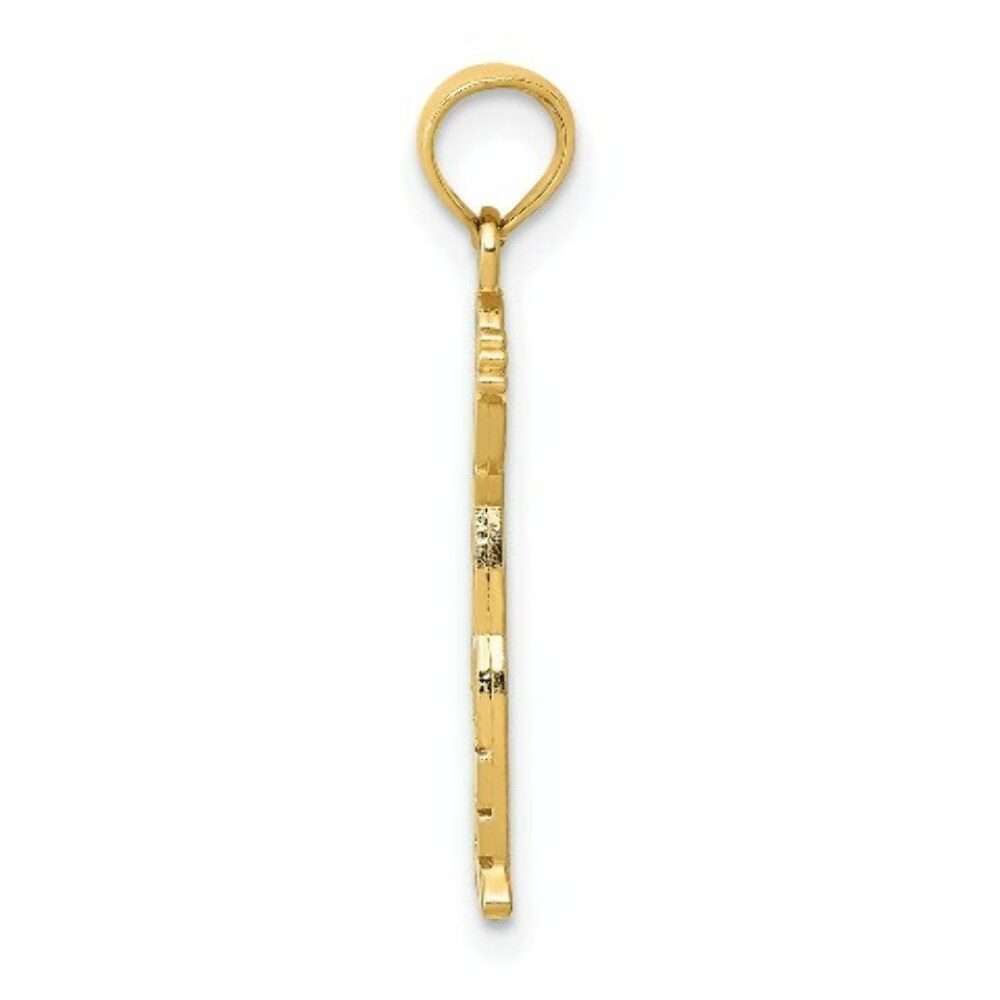 14K Yellow Gold Boy Pendant